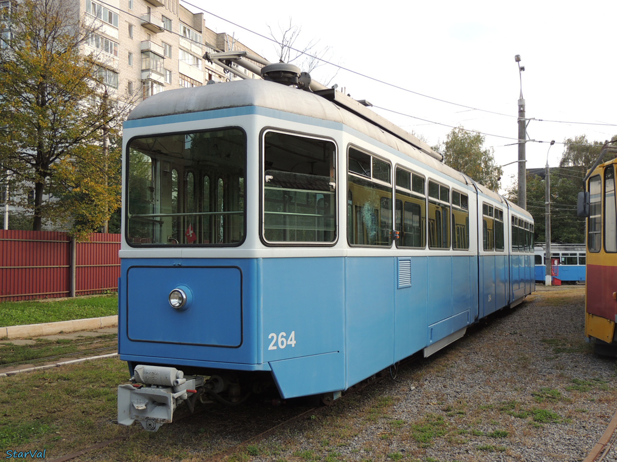 Vinnyica, SWS/SIG/BBC Be 4/6 "Mirage Blinde Kuh" — 264; Vinnyica — Vinnytsia tram museum