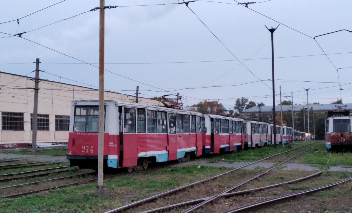Томск, 71-605 (КТМ-5М3) № 274; Томск — Трамвайное депо