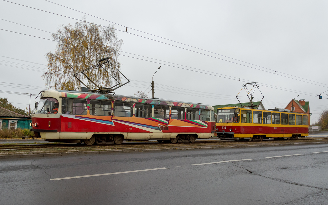 Курск, Tatra T3SUCS № 7178; Курск, Tatra T6B5SU № 039
