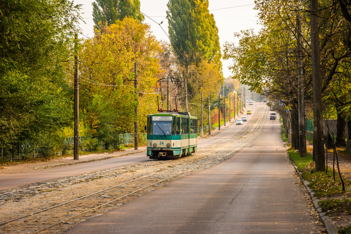 Житомир, Tatra KT4SU № 34; Житомир — Трамвайные и троллейбусные линии