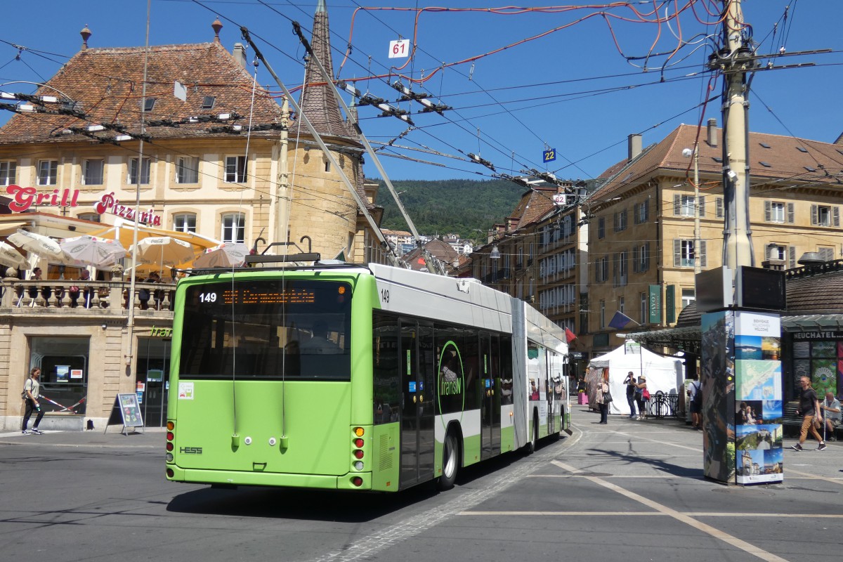 Невшатель, Hess SwissTrolley 3 (BGT-N2C) № 149