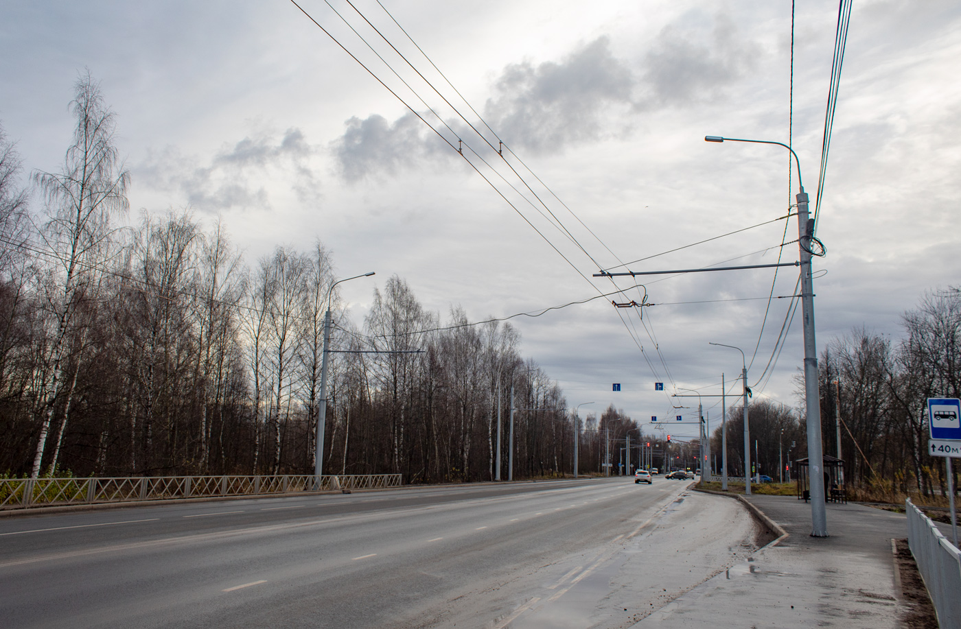 Jaroszlavl — Reconstruction of tutaevsky road 2019-2020; Jaroszlavl — Trolleybus lines; Jaroszlavl — Trolleybus overhead lines