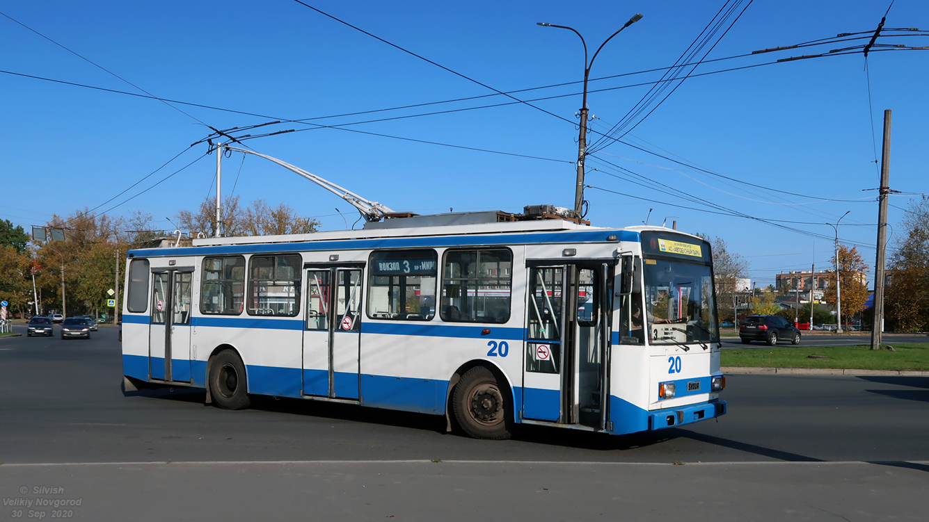 Великий Новгород, Škoda 14TrM (ВМЗ) № 20