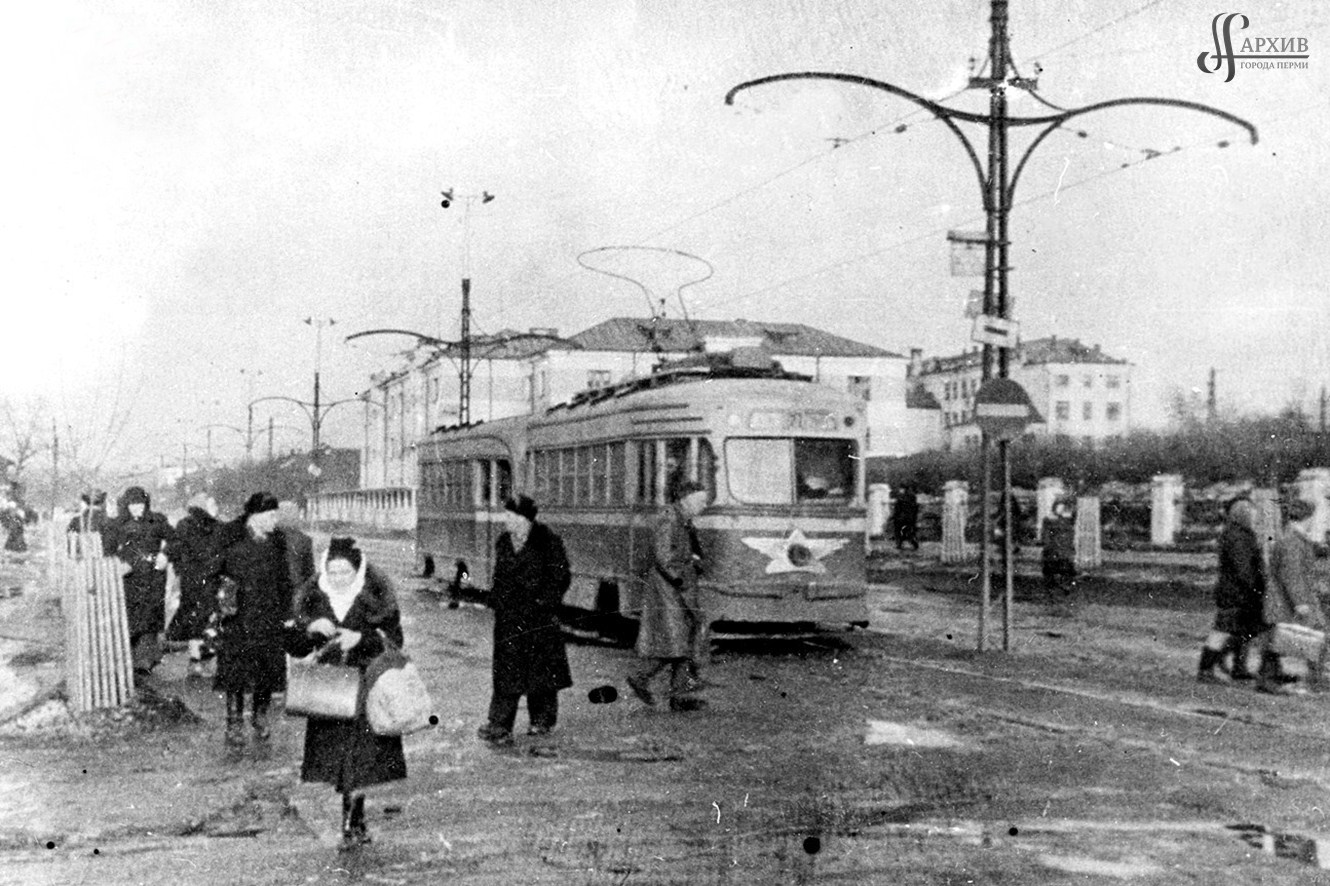 Пермский трамвай 1990