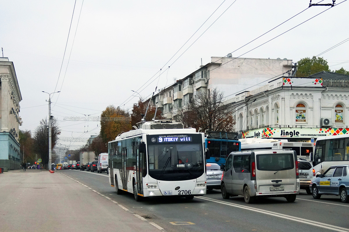Крымский троллейбус, ВМЗ-5298.01 «Авангард» № 2706