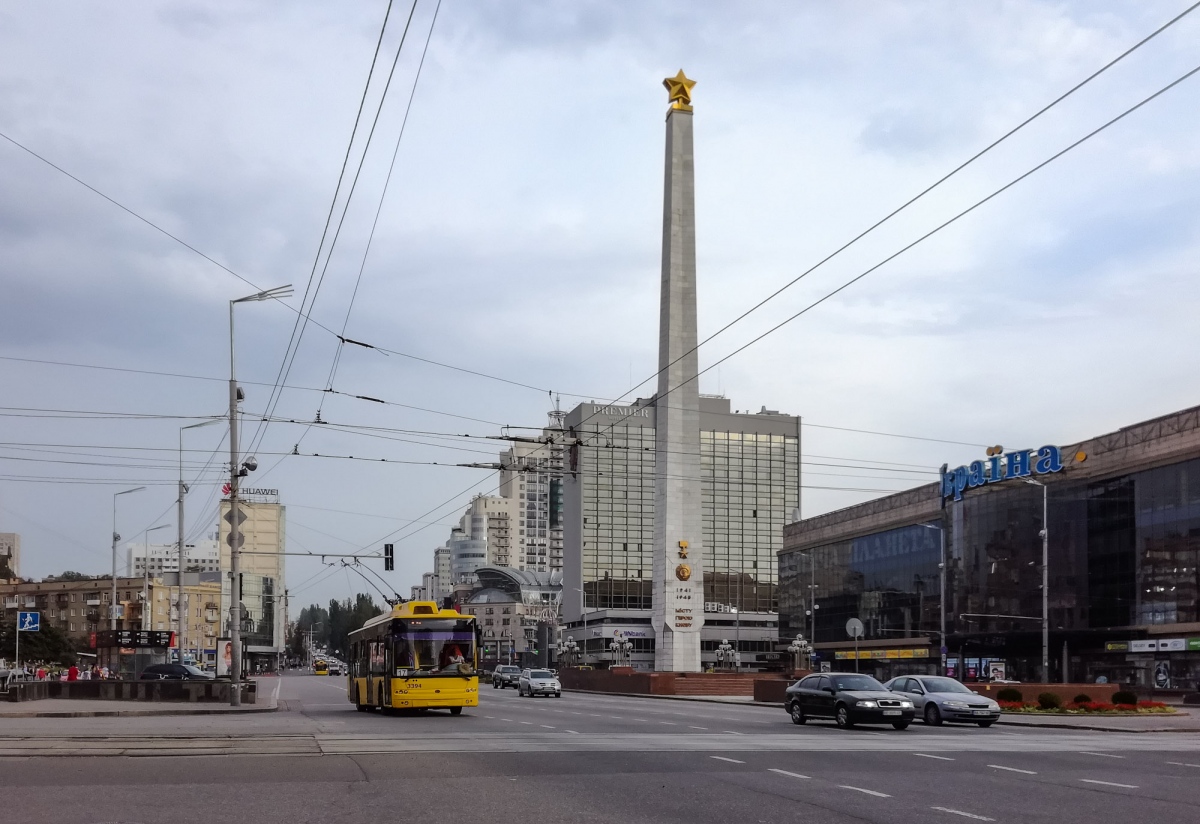 Kiova — Tramway lines: Podilske depot network — west, south; Kiova — Trolleybus Lines: Center, Pechersk, Zvirynets, Vydubychi