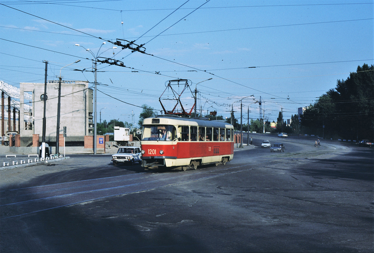 第聂伯罗, Tatra T3SU # 1201; 第聂伯罗 — Old photos: Shots by foreign photographers