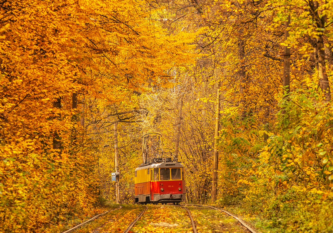 Kiova — Tramway lines: Podilske depot network — north