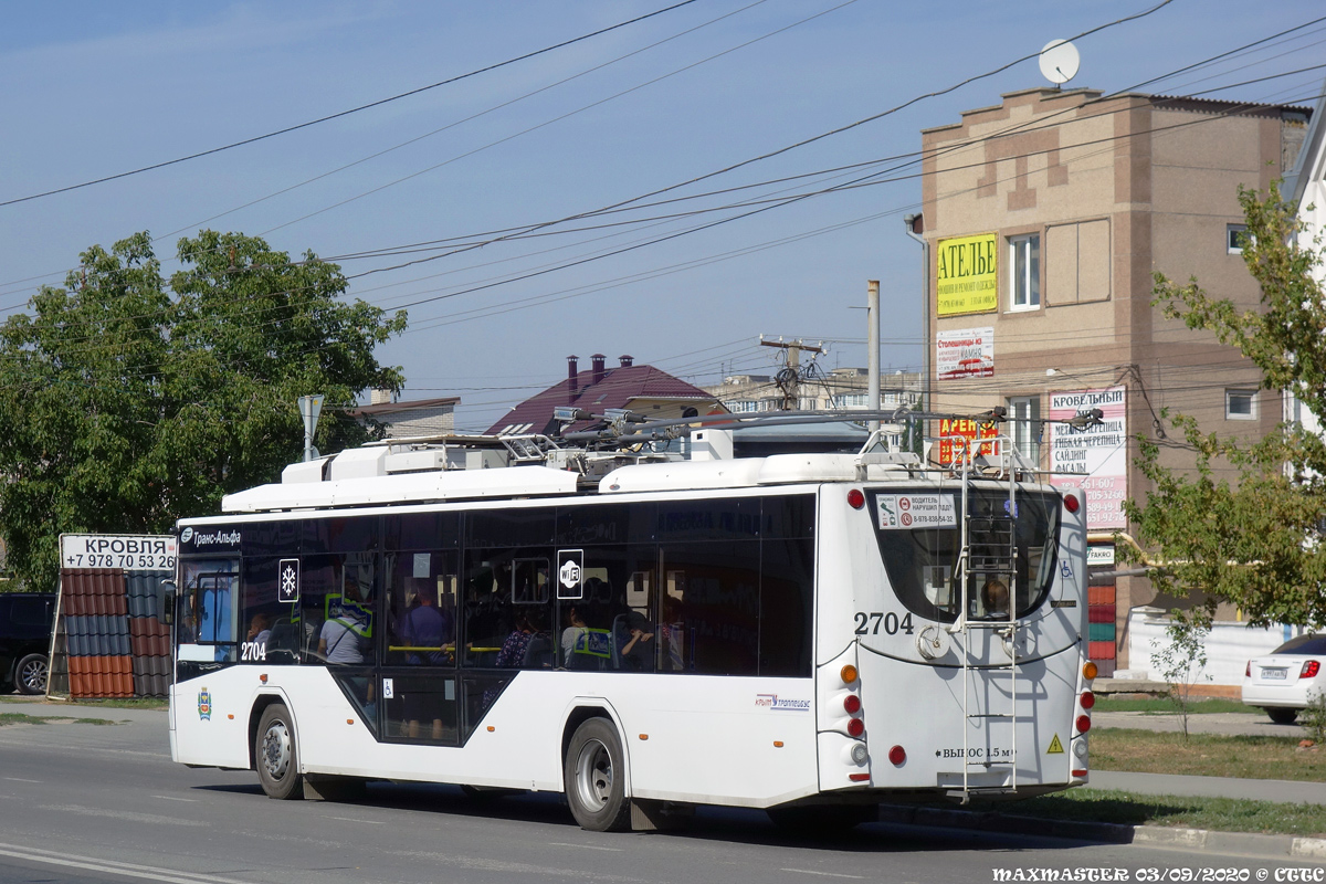 Крымский троллейбус, ВМЗ-5298.01 «Авангард» № 2704