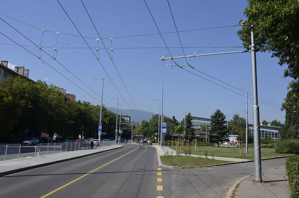 Sofia — Destruction and abandoned rails; Sofia — Тrolleybus routes and infrastructure