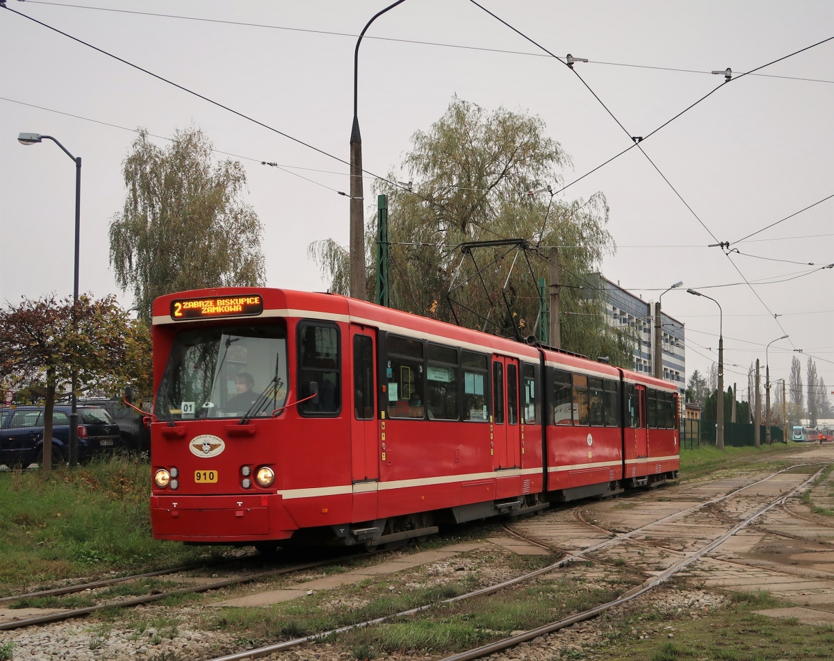 Силезские трамваи, Duewag Ptb № 910