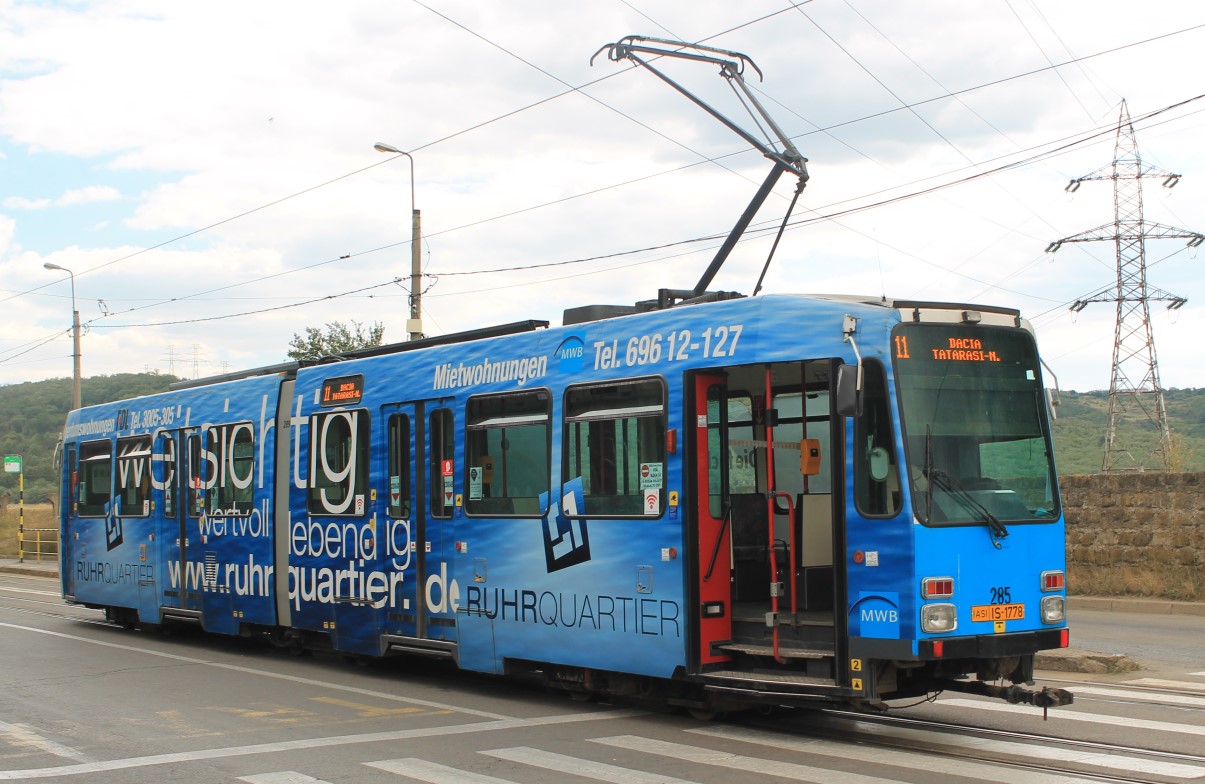 Яссы, Duewag M6D № 285 — Фото — Городской электротранспорт