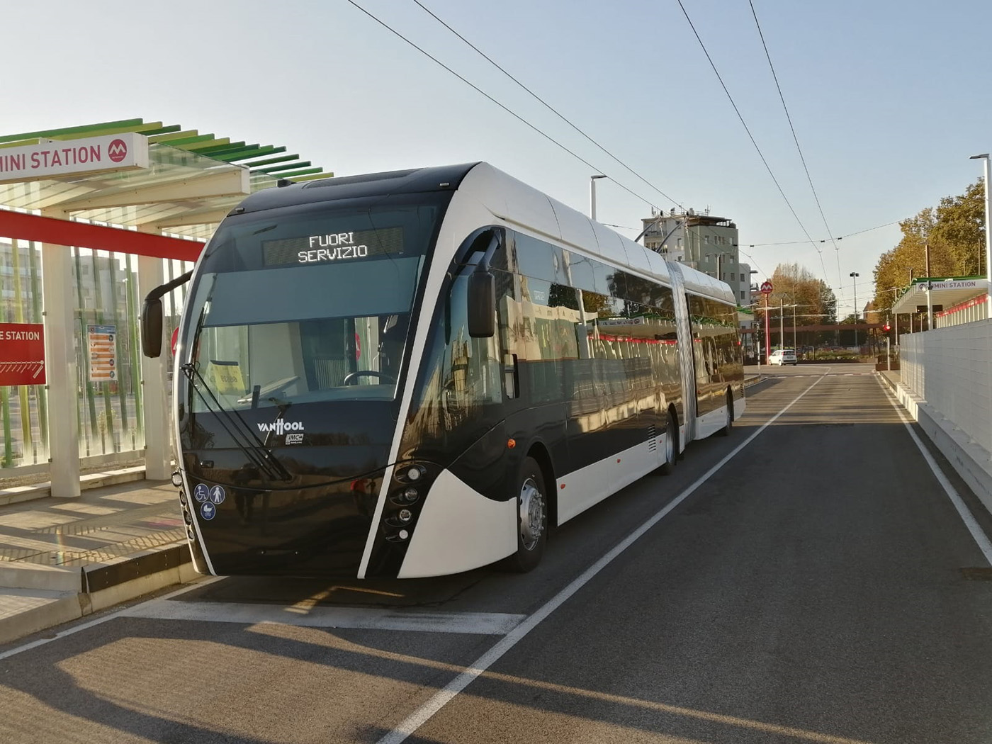 Римини — Строительство линии скоростного троллейбуса Metromare