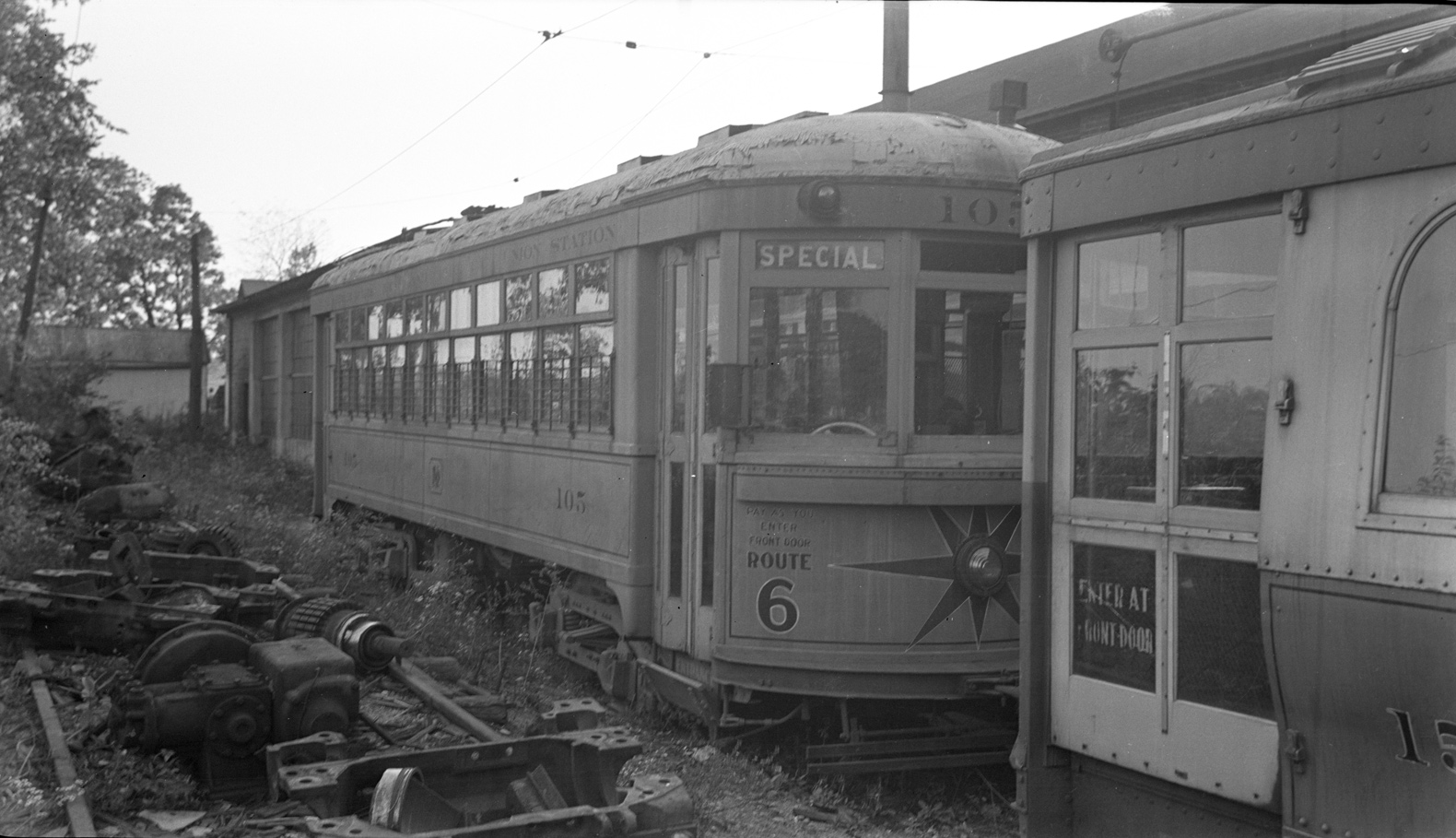 Дейтон, Четырёхосный моторный Cincinnati № 105