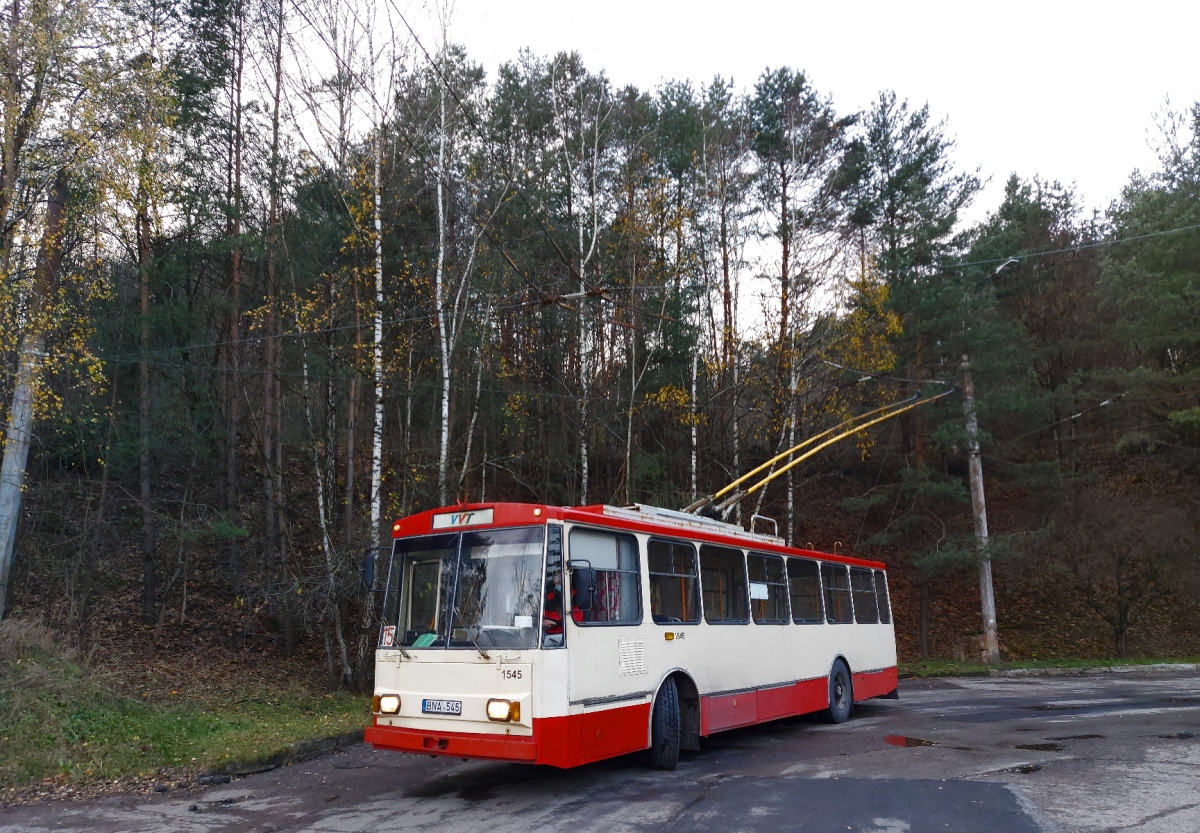 Вильнюс, Škoda 14Tr89/6 № 1545