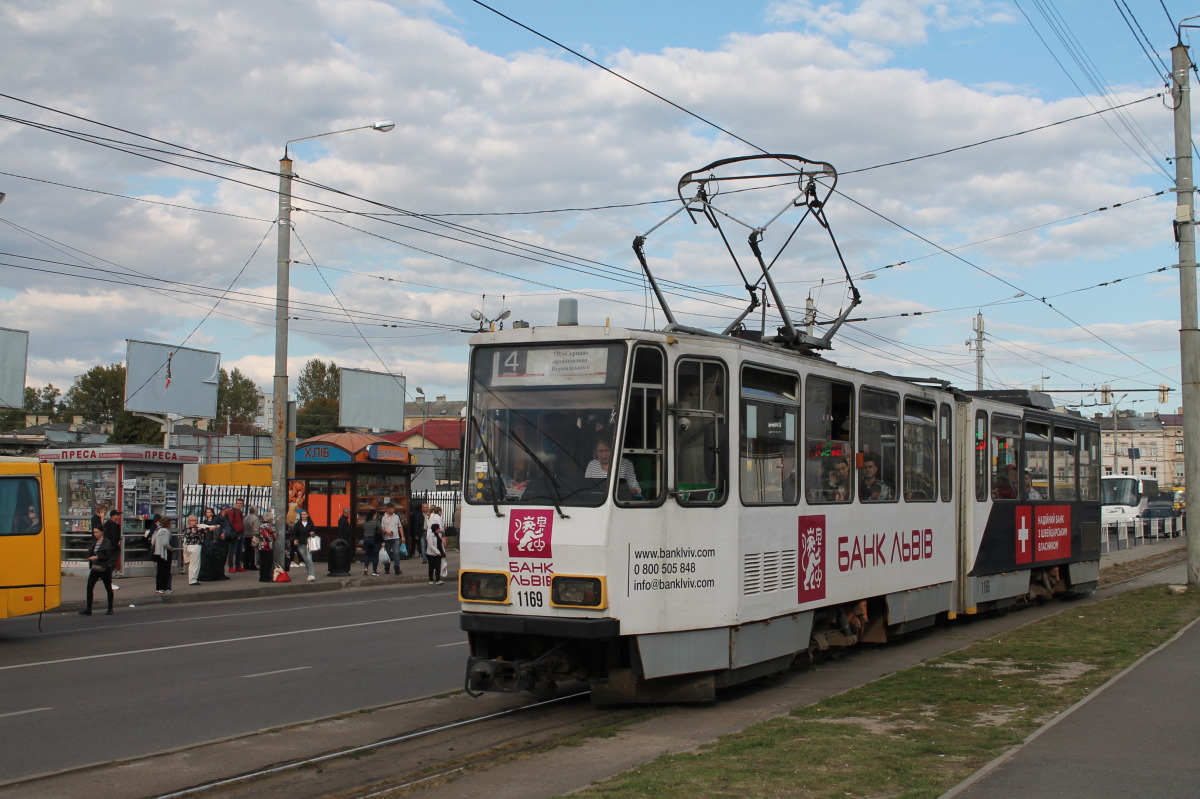 Львов, Tatra KT4D № 1169