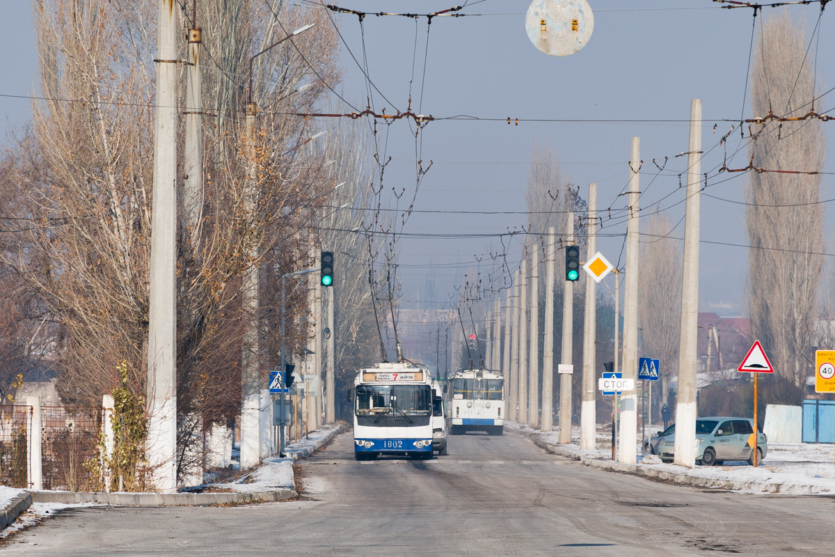 Бишкек, ЗиУ-682Г-016.05 № 1802; Бишкек — Троллейбусные линии и кольца