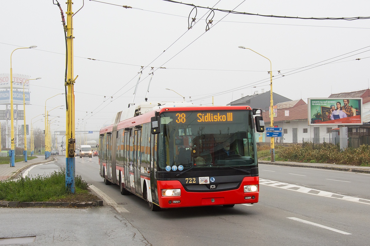 Prešov, Škoda 31Tr SOR № 722