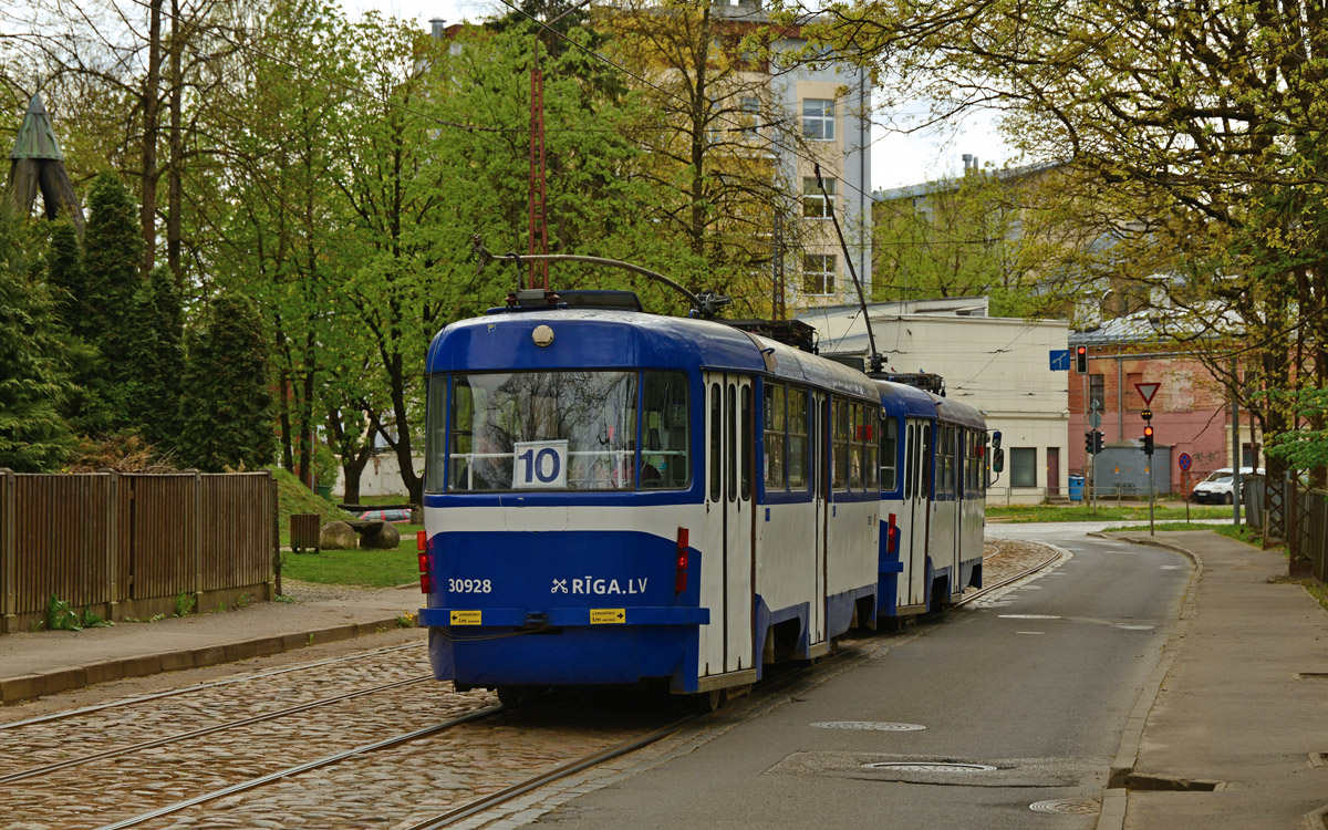 Рига, Tatra T3A № 30928