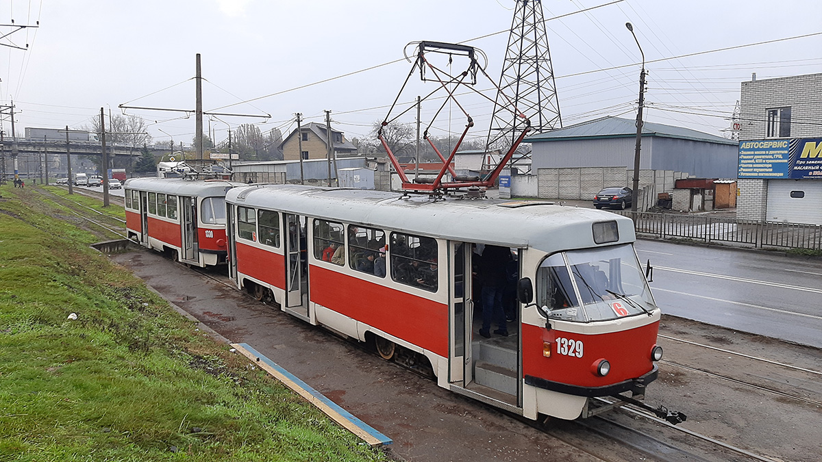 Днепр, Tatra T3SU № 1329