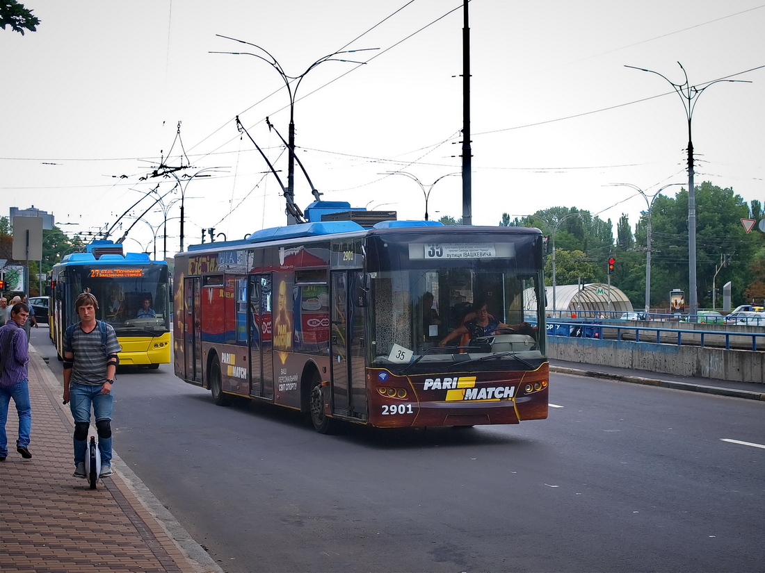 Киев, ЛАЗ E183D1 № 2901