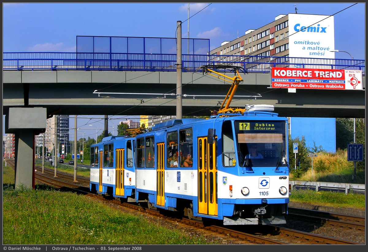 Острава, Tatra T6A5 № 1105