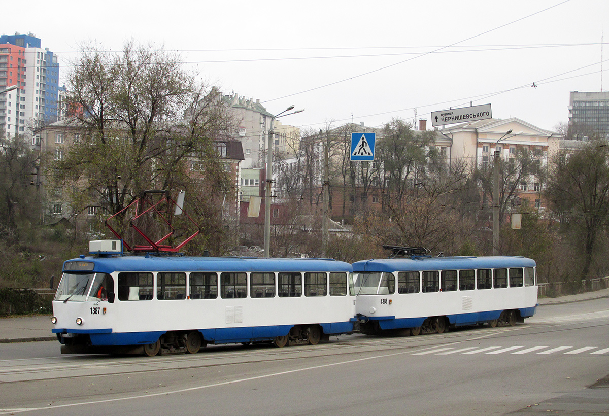 Днепр, Tatra T3DC1 № 1387