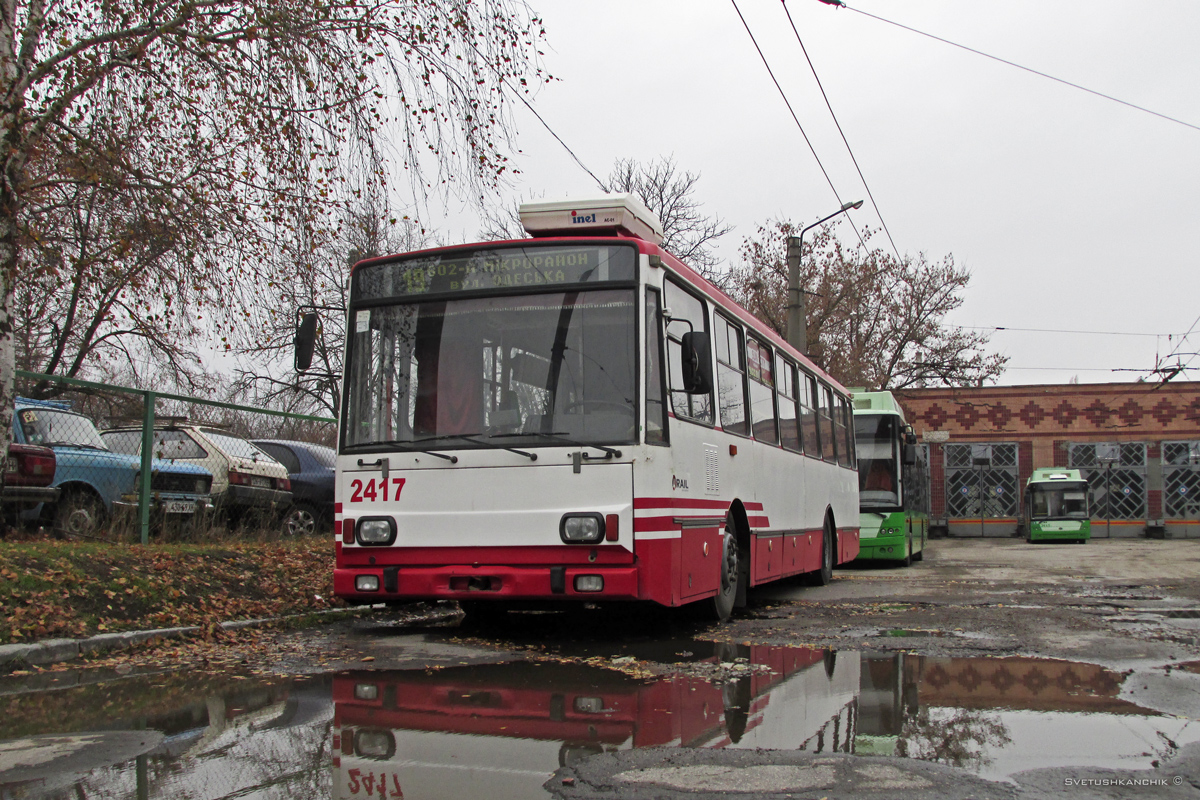 Харьков, Škoda 14TrM № 2417