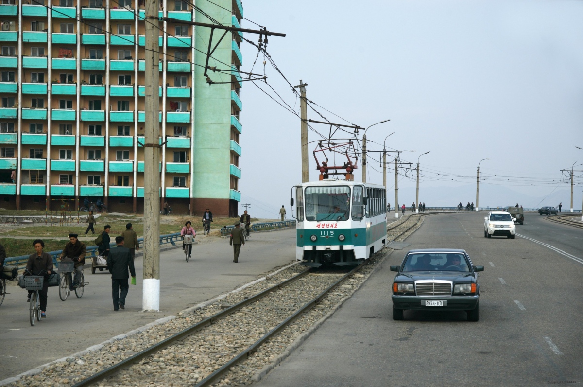 Chongjin, Jipsam (tram 4-axle) č. 1115