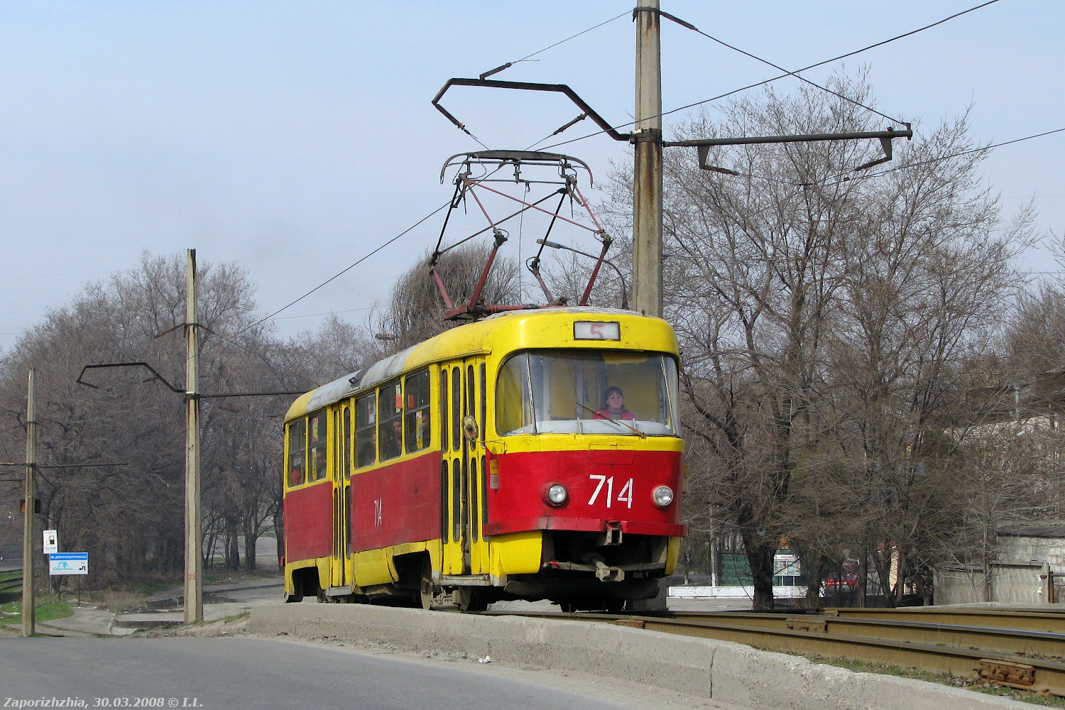Запорожье, Tatra T3SU № 714