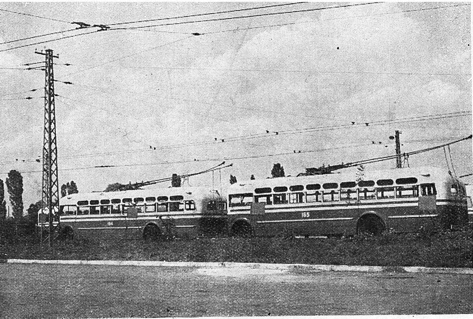 София, ТБ-55 № 164; София, ТБ-55 № 165; София — Доставка на тролейбуси ТБ-51	 — 1950-1956; София — Исторически снимки — Тролейбуси (1941–1989)