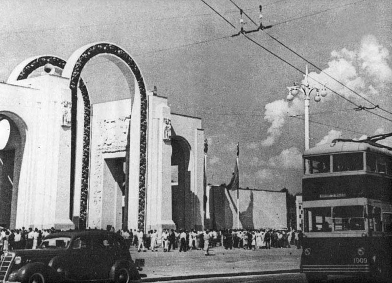 Москва, ЯТБ-3 № 1009; Москва — Исторические фотографии — Двухэтажные троллейбусы (1937-1953)