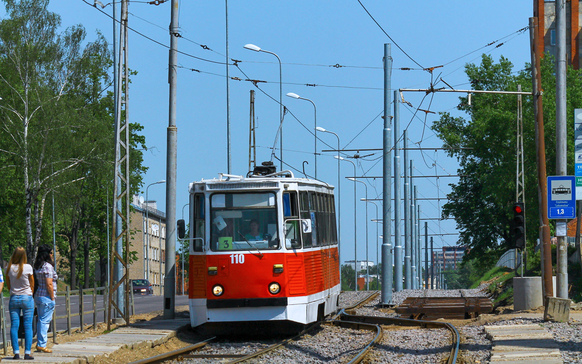 Даугавпилс, 71-605А № 110; Даугавпилс — Трамвайные линии и инфраструктура