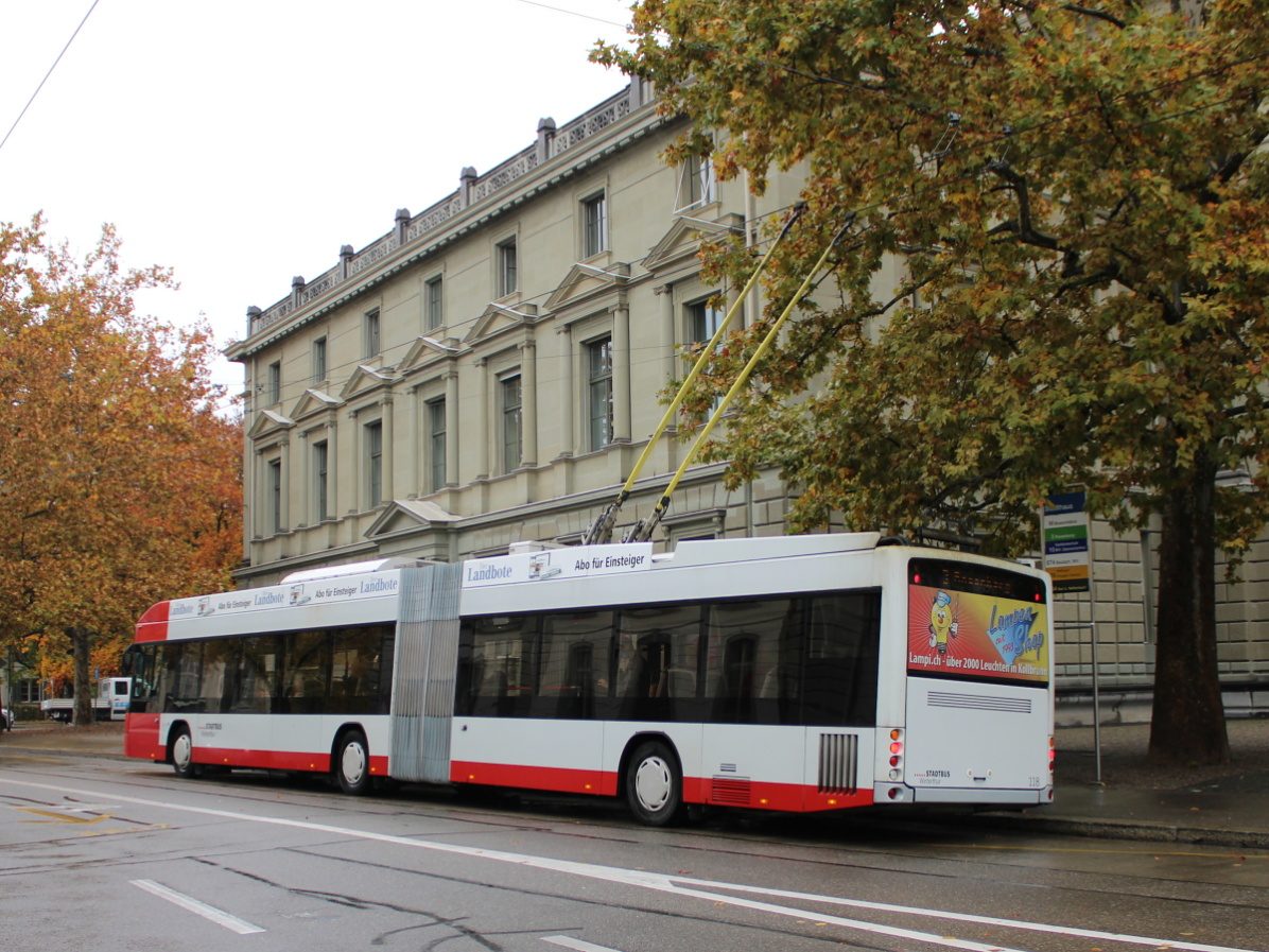 Винтертур, Hess SwissTrolley 3 (BGT-N1C) № 118