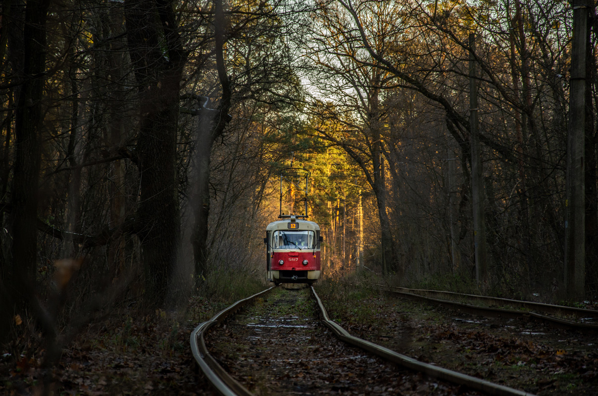Киев, Tatra T3SU № 5817; Киев — Трамвайные линии: Подольская сеть — север