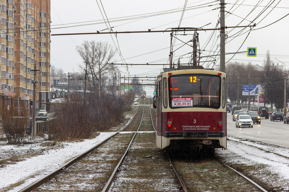 Тула, 71-407 № 3; Тула — Трамвайные линии