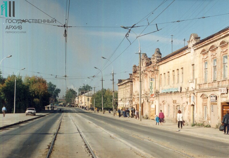 Пермь — Закрытые трамвайные линии; Пермь — Старые фотографии; Пермь — Трамвайные линии и инфраструктура