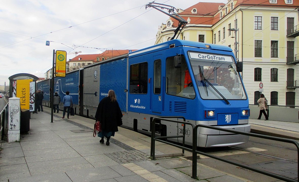Дрезден, Schalker Eisenhütte CarGoTram № 2001; Дрезден — Грузовой трамвай «CarGoTram» (2001 — 2020)