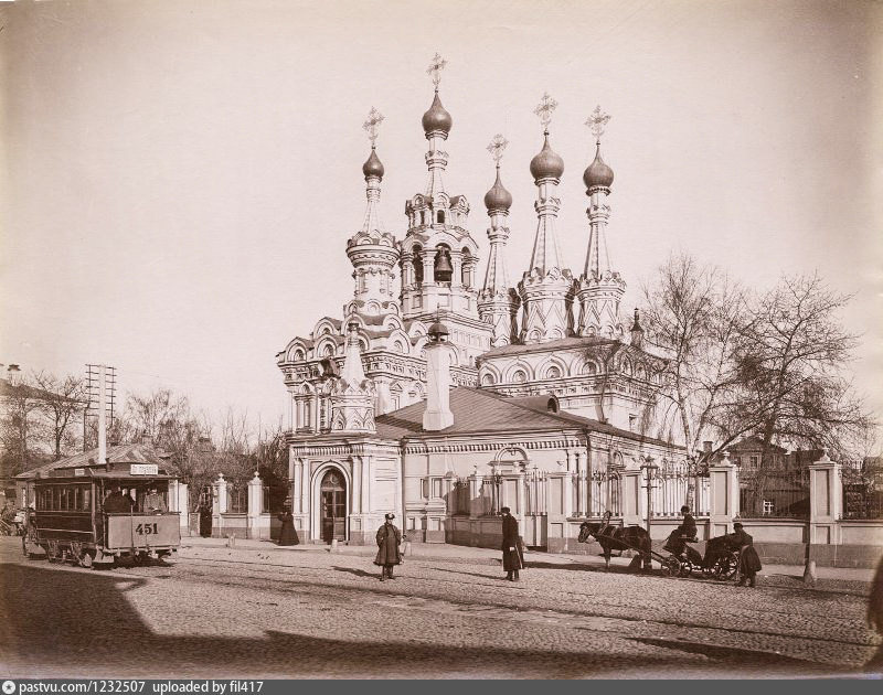 Москва, Конка № 451; Москва — Исторические фотографии — Конка (1872-1912)