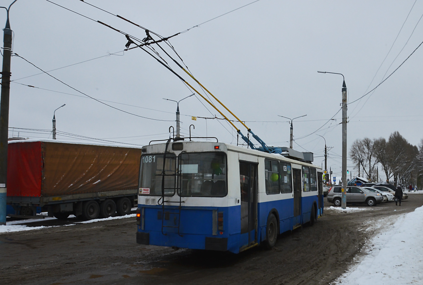 Brjanska, VZTM-5290.02 № 1081; Brjanska — Trolleybus parade 04.12.2020 in honor of the 60th anniversary of the trolleybus in Bryansk
