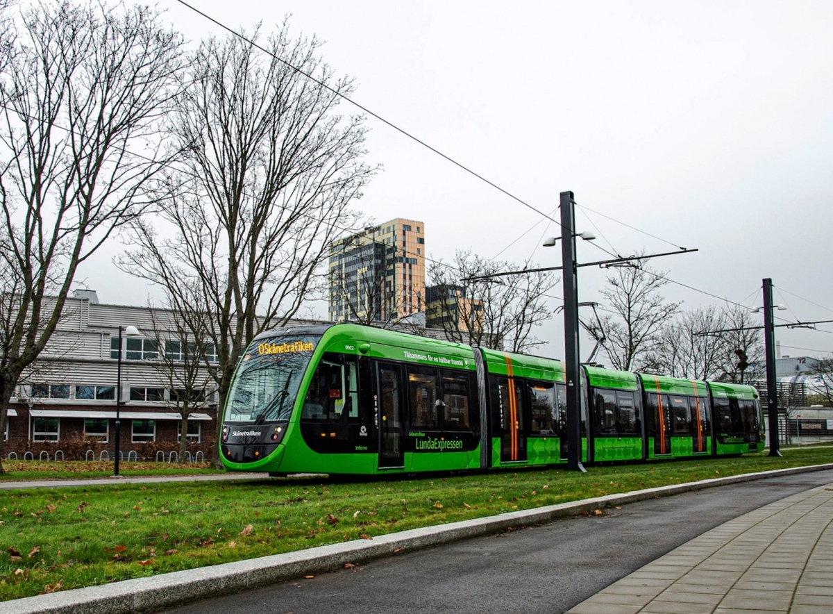 Lund, CAF Urbos 100 Nr. 05; Lund — Tramway Project Development