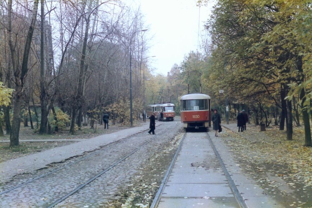 Москва, Tatra T3SU (двухдверная) № 1930