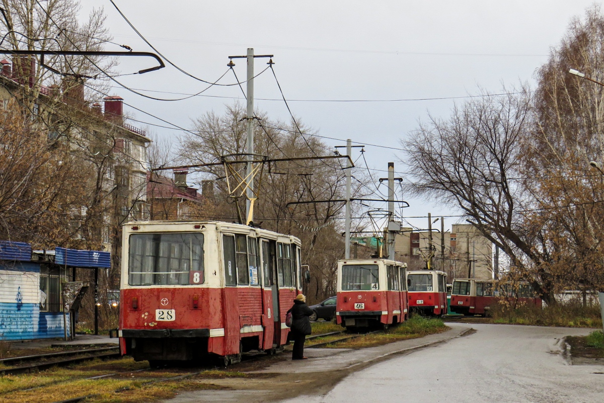 Омск, 71-605А № 28; Омск, 71-605А № 46; Омск — Разные фотографии