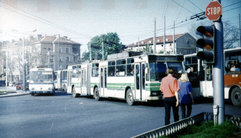 Plovdiv, DAC-Chavdar 317ETR № 506; Plovdiv, Škoda 14Tr0 № 288; Plovdiv — Historical —  Тrolleybus photos