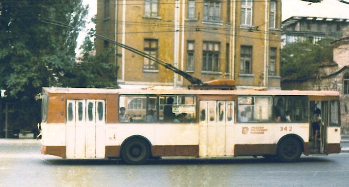 Пловдив, ЗиУ-682УП НРБ № 342; Пловдив — Исторически снимки — Тролейбуси • Исторические фотографии — Троллейбусов