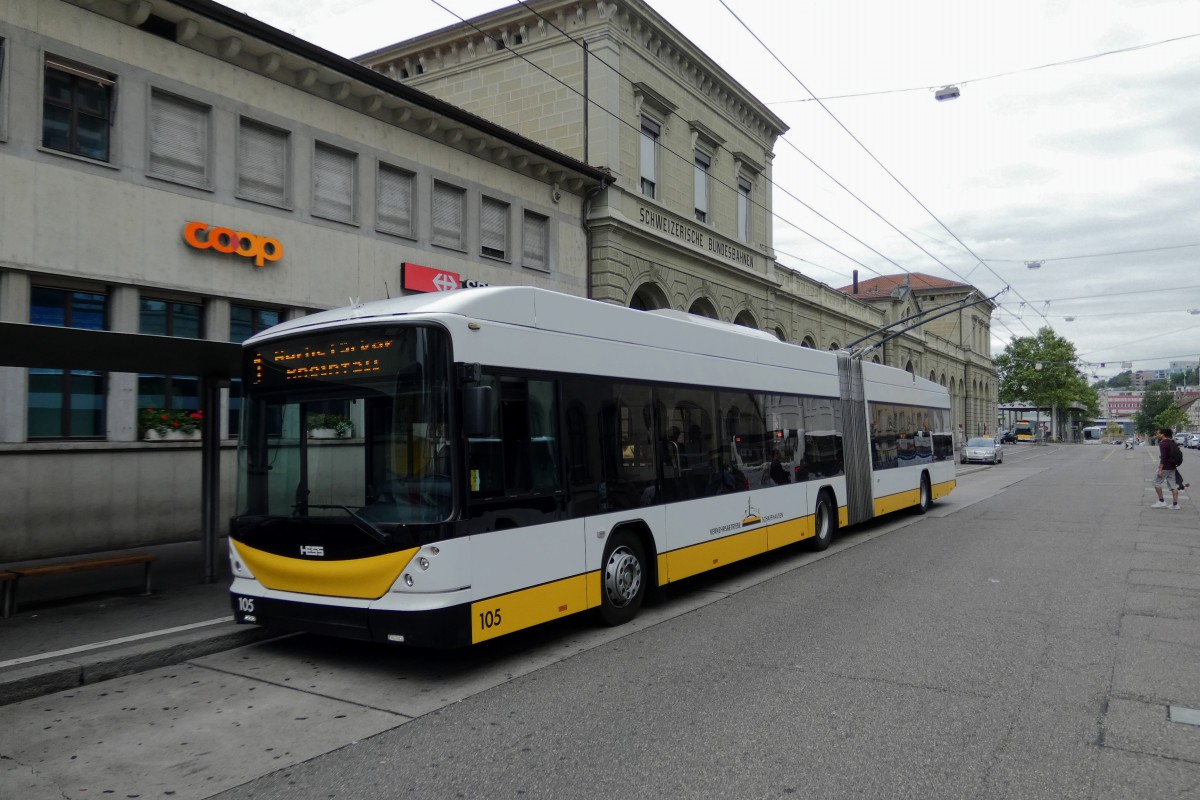 Шаффхаузен, Hess SwissTrolley 3 (BGT-N2C) № 105