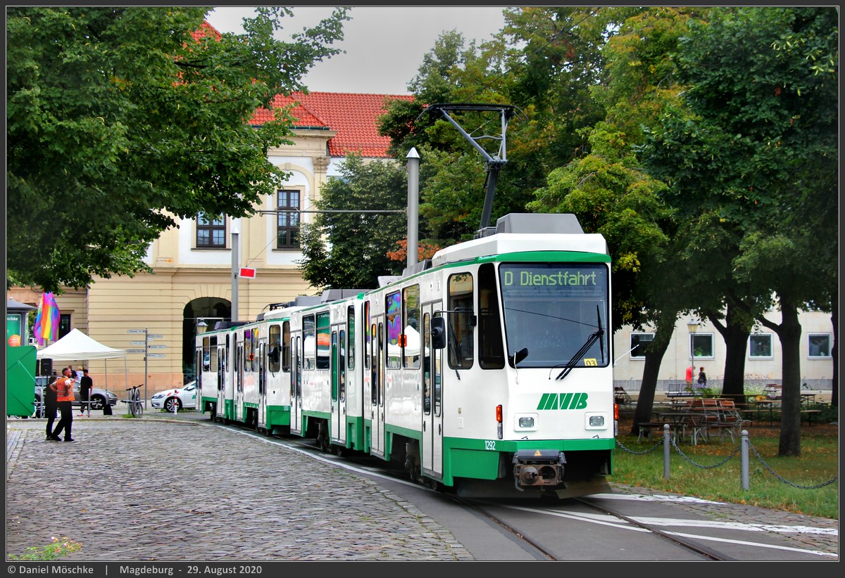 Магдебург, Tatra KT4DM № 1292; Магдебург — Официальная презентация обновленных вагонов Татра КТ4ДМ из Берлина (29.08.2020)