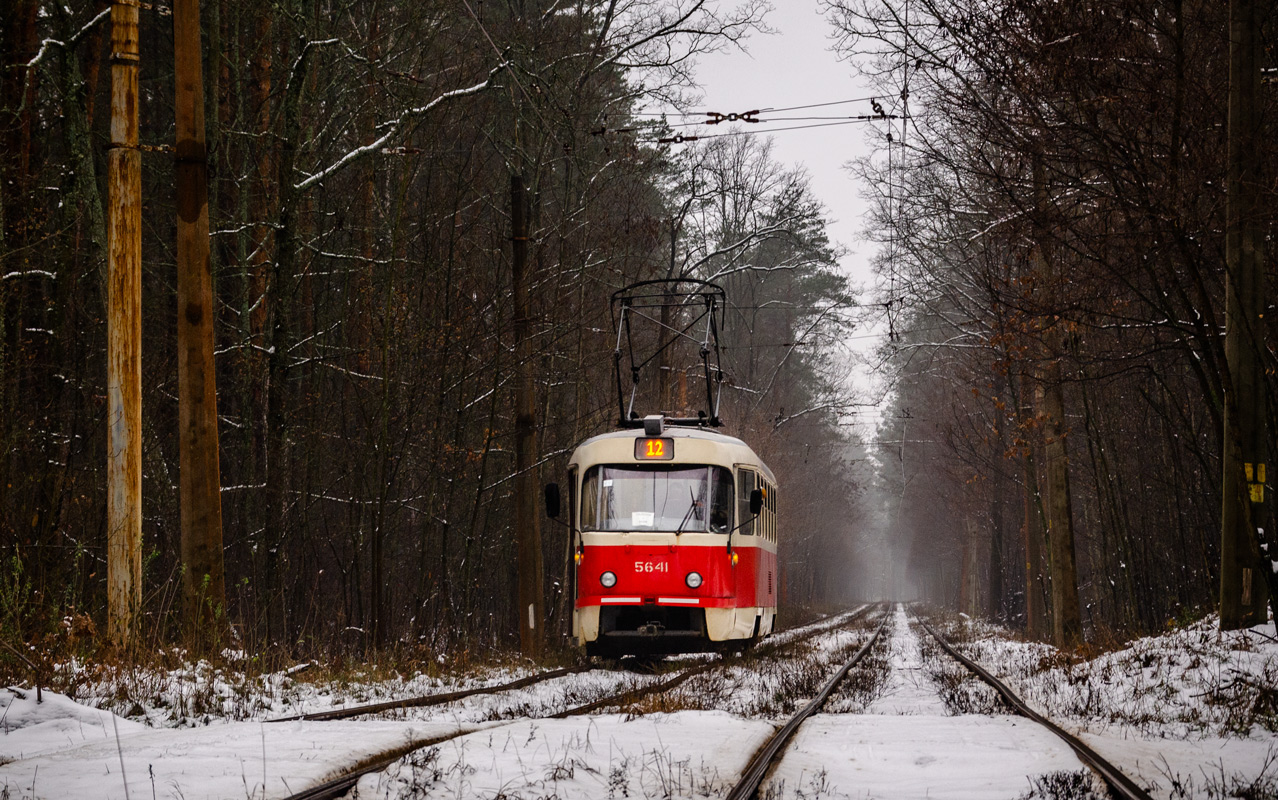 Киев, Tatra T3SU № 5641; Киев — Трамвайные линии: Подольская сеть — север