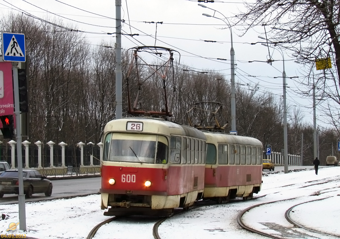 Харьков, Tatra T3SU № 600