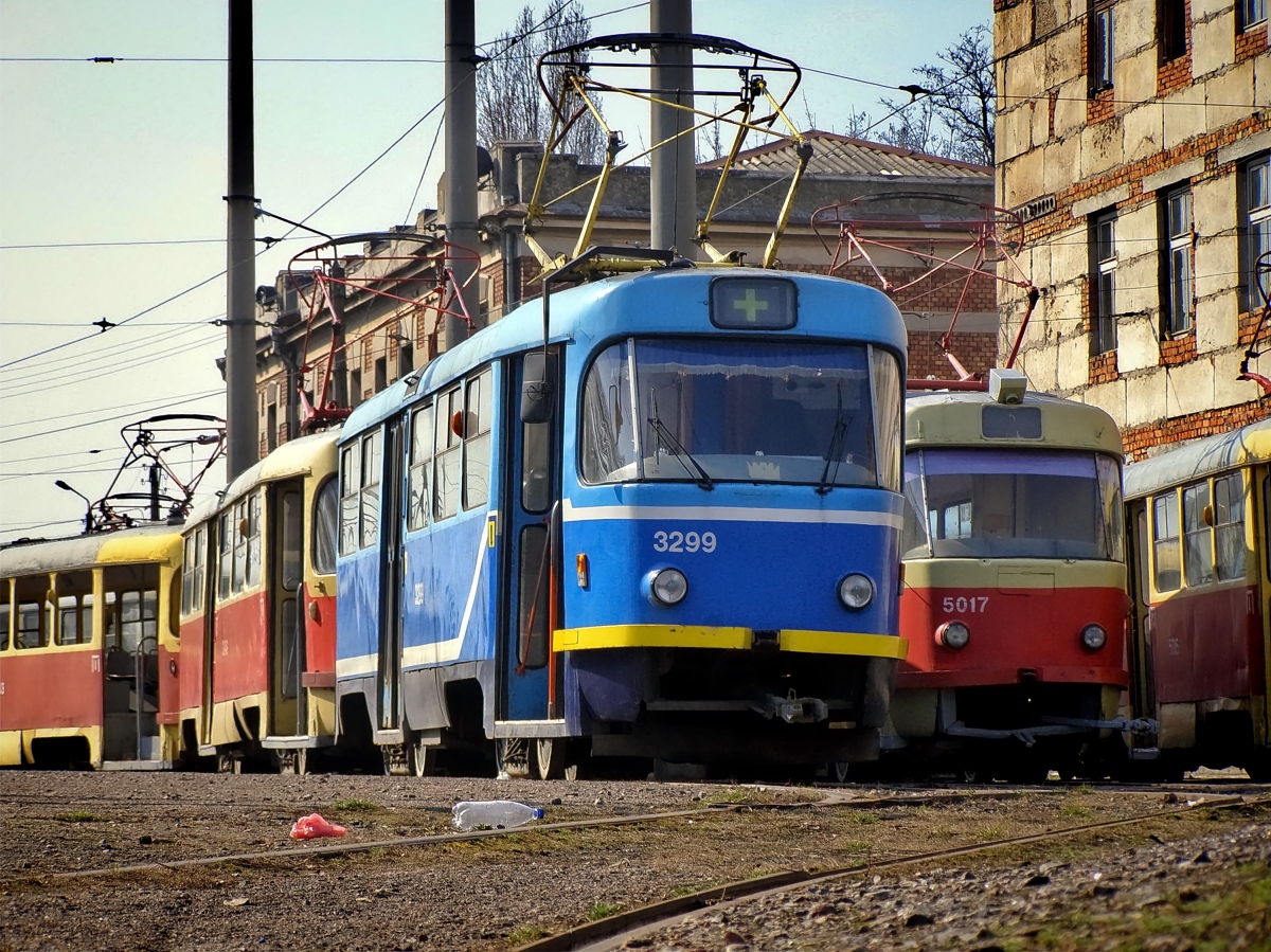 Одесса, Tatra T3R.P № 3299; Одесса — Трамвайное депо № 2
